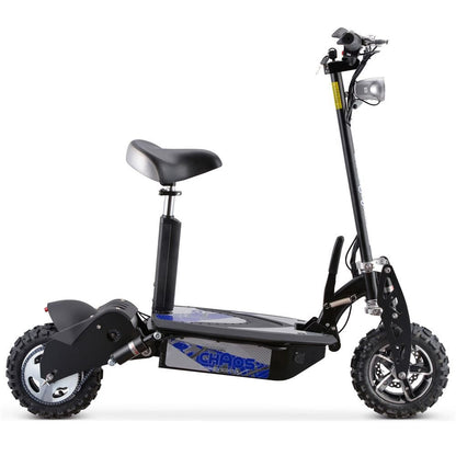 MotoTec Chaos 2000W 60V Lithium Electric Scooter Black - view 3