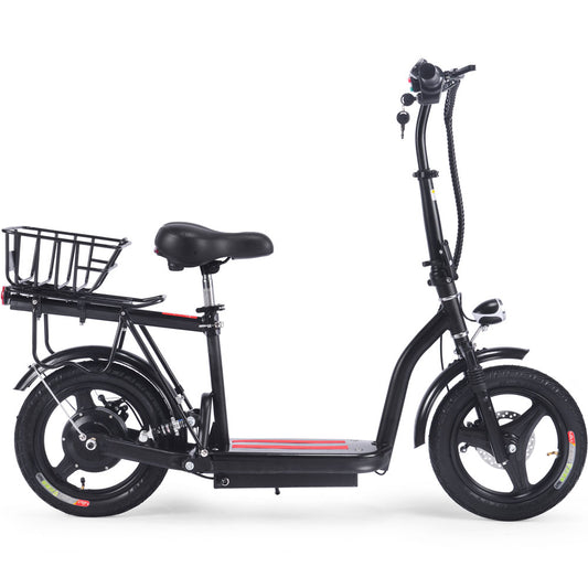 MotoTec Cruiser 48V 350W Lithium Electric Scooter Black - view 2
