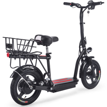 MotoTec Cruiser 48V 350W Lithium Electric Scooter Black - view 3