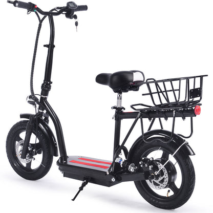 MotoTec Cruiser 48V 350W Lithium Electric Scooter Black - view 4