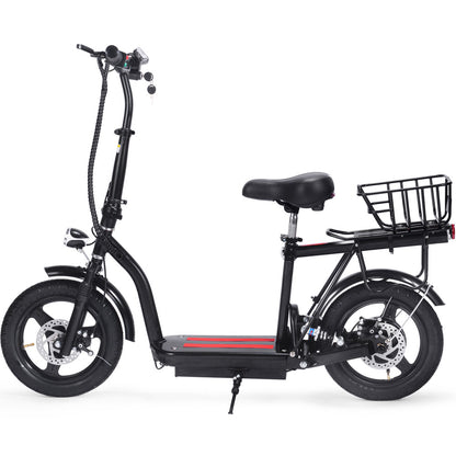 MotoTec Cruiser 48V 350W Lithium Electric Scooter Black - view 5