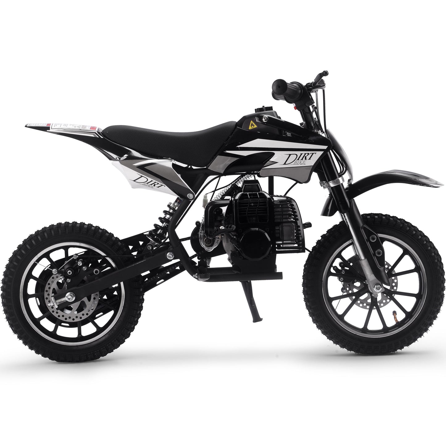 MotoTec Big Alien 50cc 2-Stroke Kids Gas Dirt Bike Black - view 2