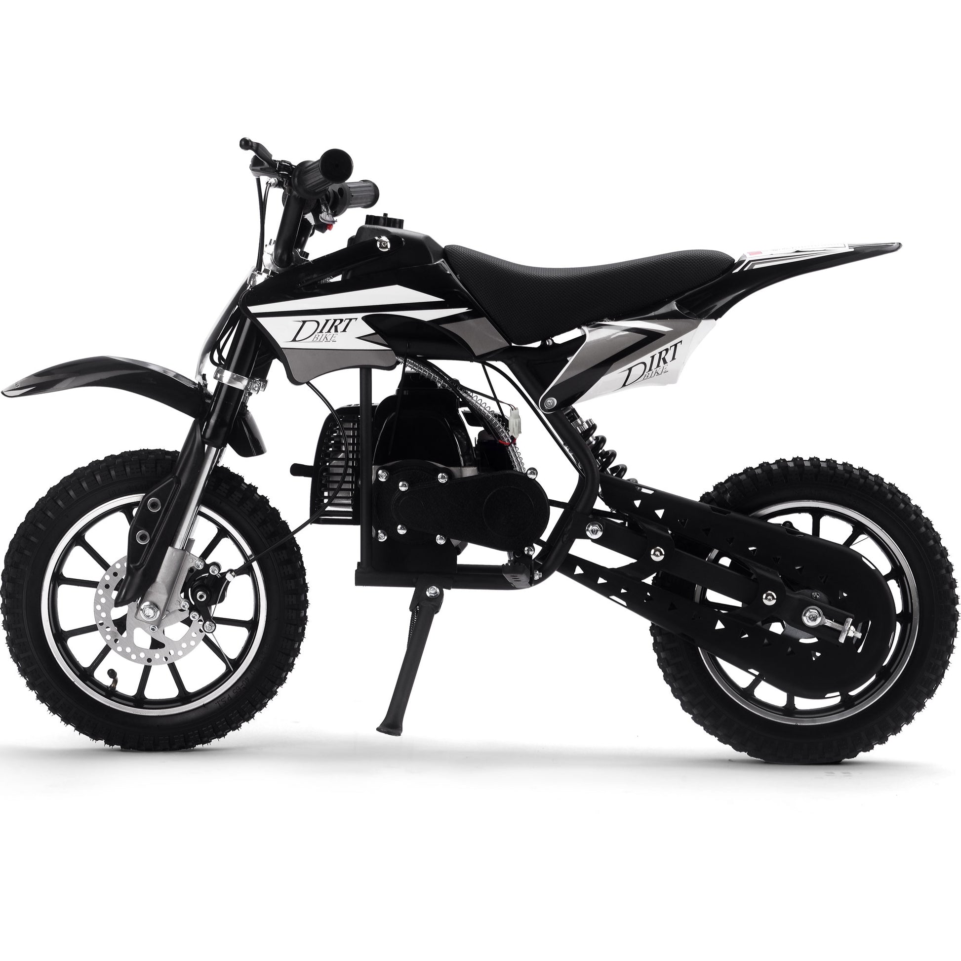 MotoTec Big Alien 50cc 2-Stroke Kids Gas Dirt Bike Black - view 5