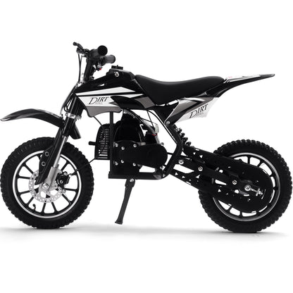 MotoTec Big Alien 50cc 2-Stroke Kids Gas Dirt Bike Black - view 5