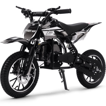 MotoTec Big Alien 50cc 2-Stroke Kids Gas Dirt Bike Black - view 6