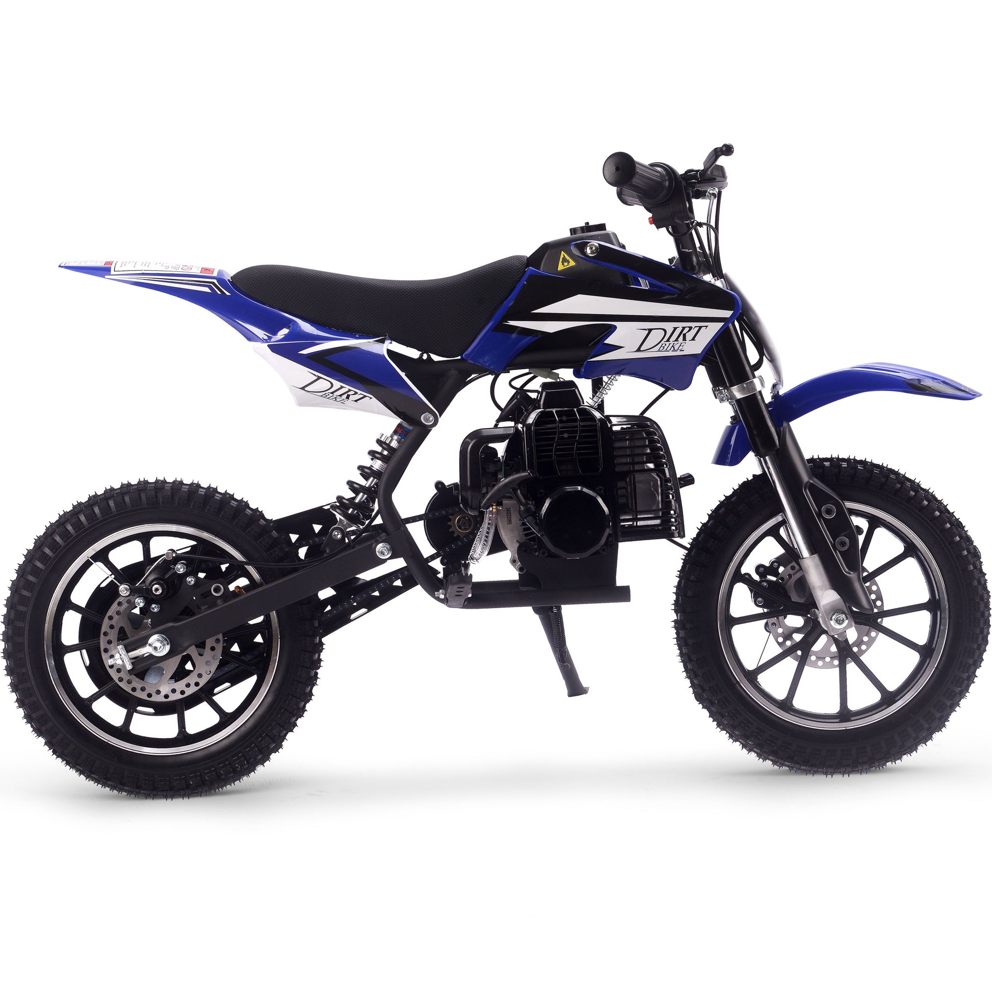 MotoTec Big Alien 50cc 2-Stroke Kids Gas Dirt Bike Blue - view 2