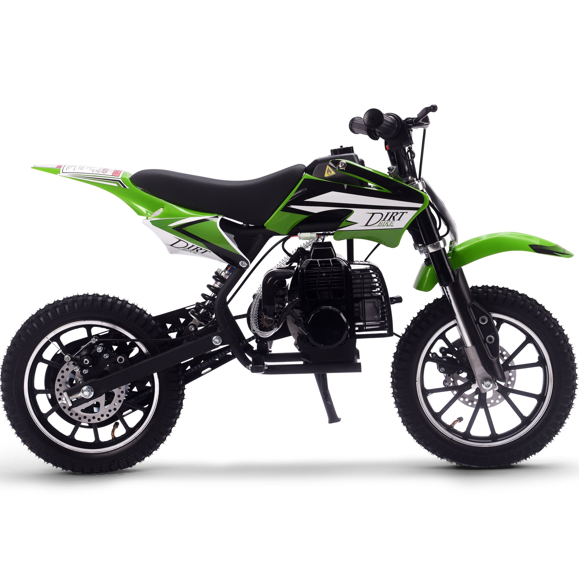 MotoTec Big Alien 50cc 2-Stroke Kids Gas Dirt Bike Green - view 2