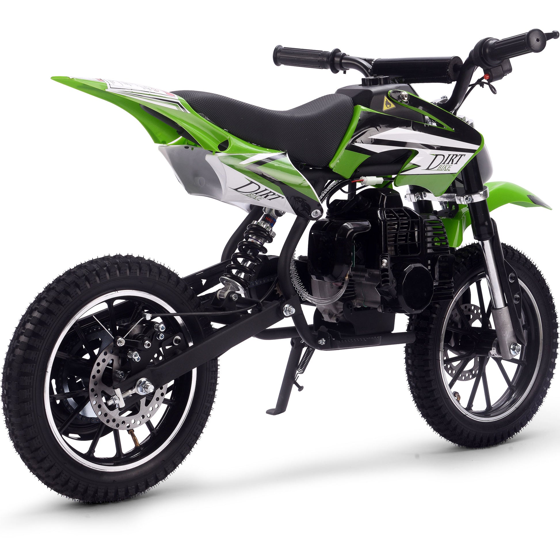 MotoTec Big Alien 50cc 2-Stroke Kids Gas Dirt Bike Green - view 3
