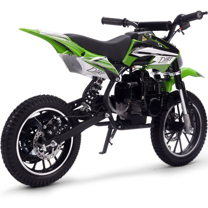 MotoTec Big Alien 50cc 2-Stroke Kids Gas Dirt Bike Green - view 3
