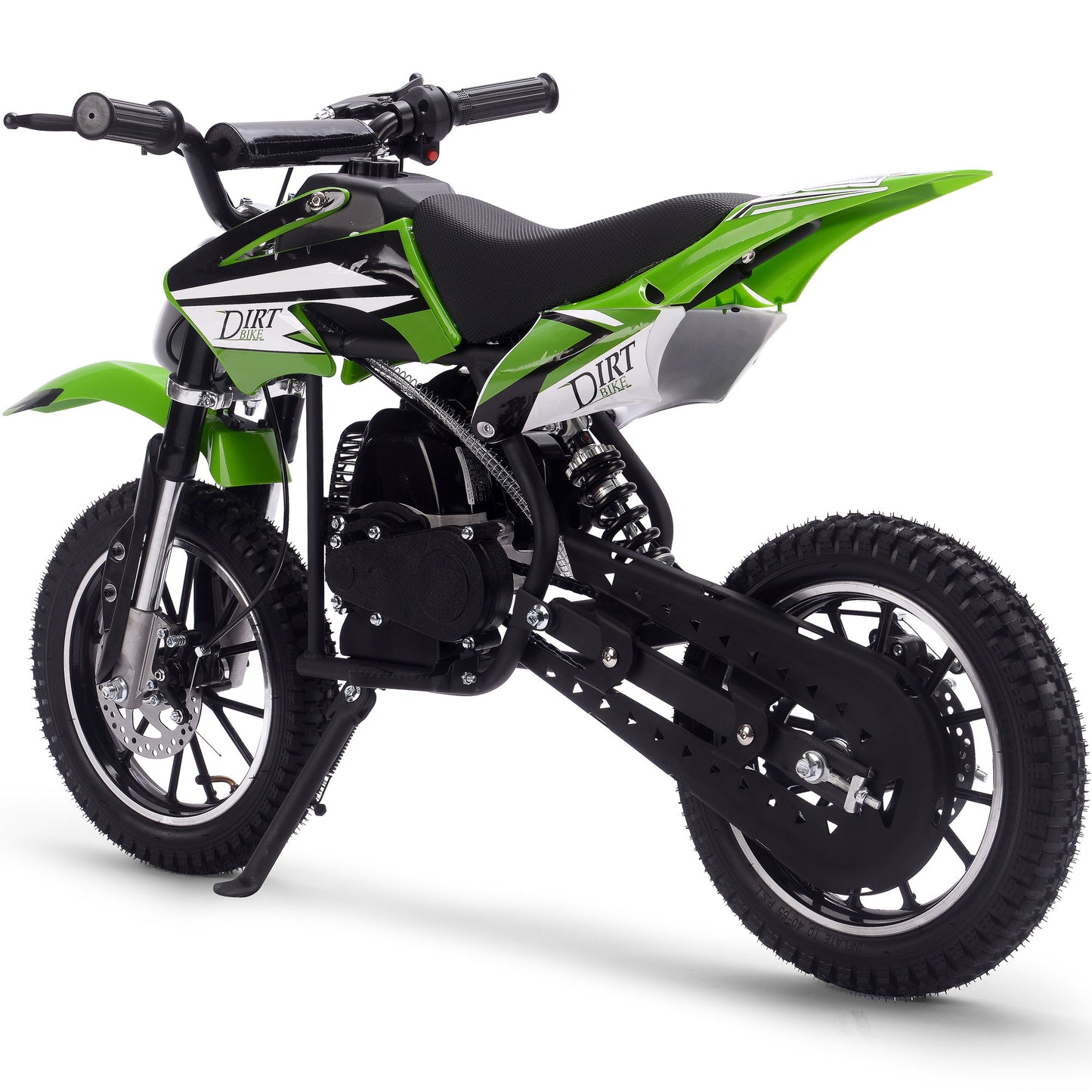 MotoTec Big Alien 50cc 2-Stroke Kids Gas Dirt Bike Green - view 4
