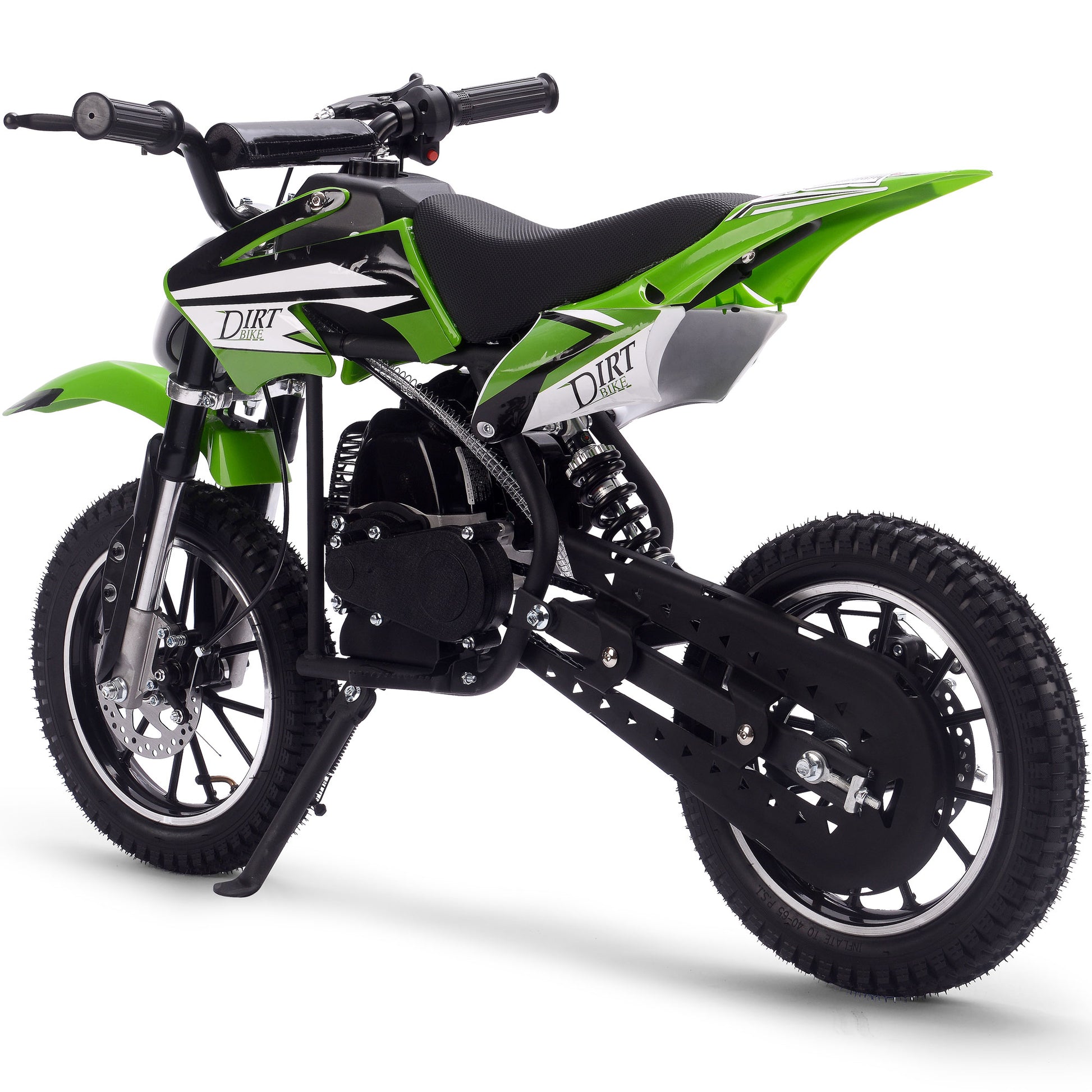 MotoTec Big Alien 50cc 2-Stroke Kids Gas Dirt Bike Green - view 4