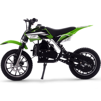MotoTec Big Alien 50cc 2-Stroke Kids Gas Dirt Bike Green - view 5