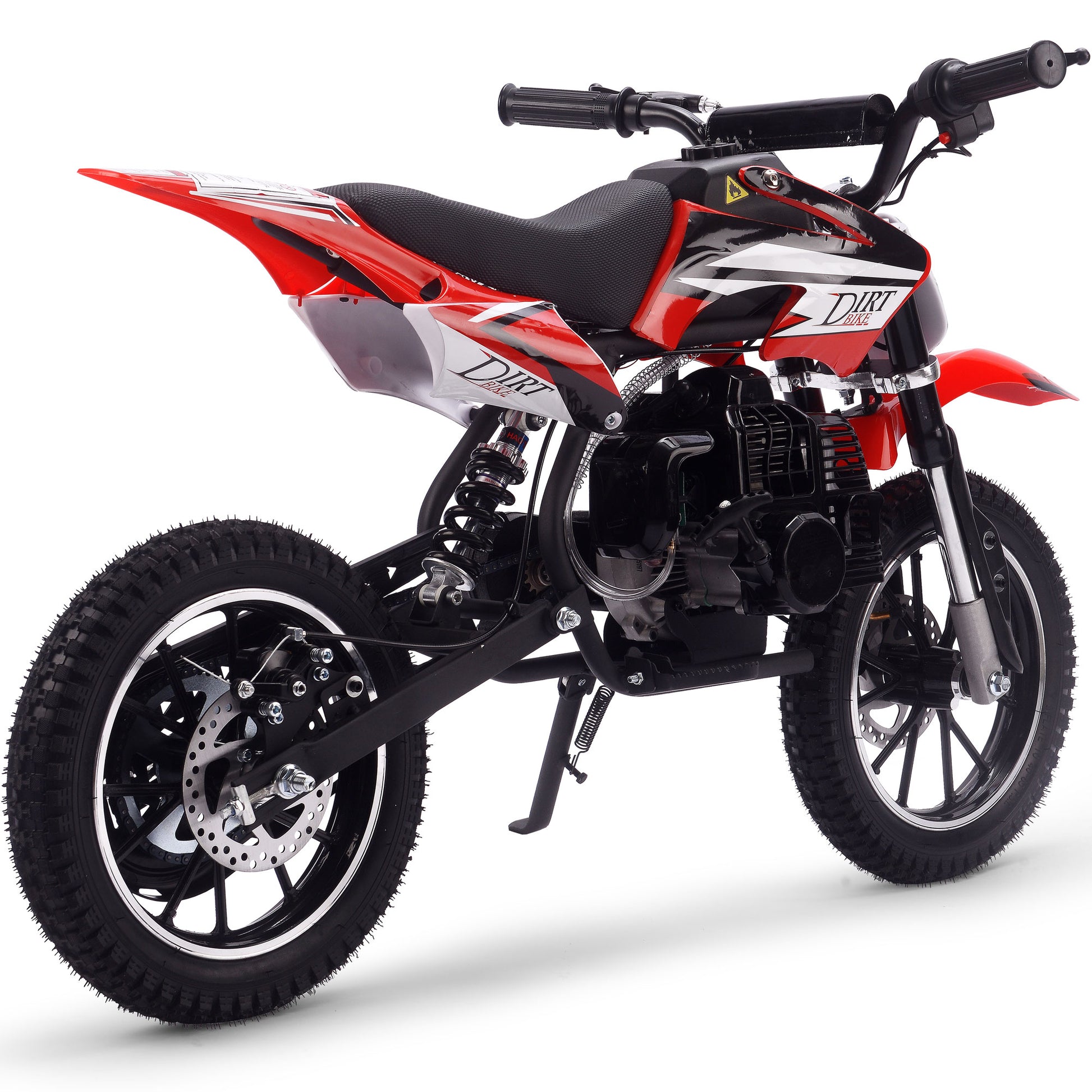 MotoTec Big Alien 50cc 2-Stroke Kids Gas Dirt Bike Red - view 3