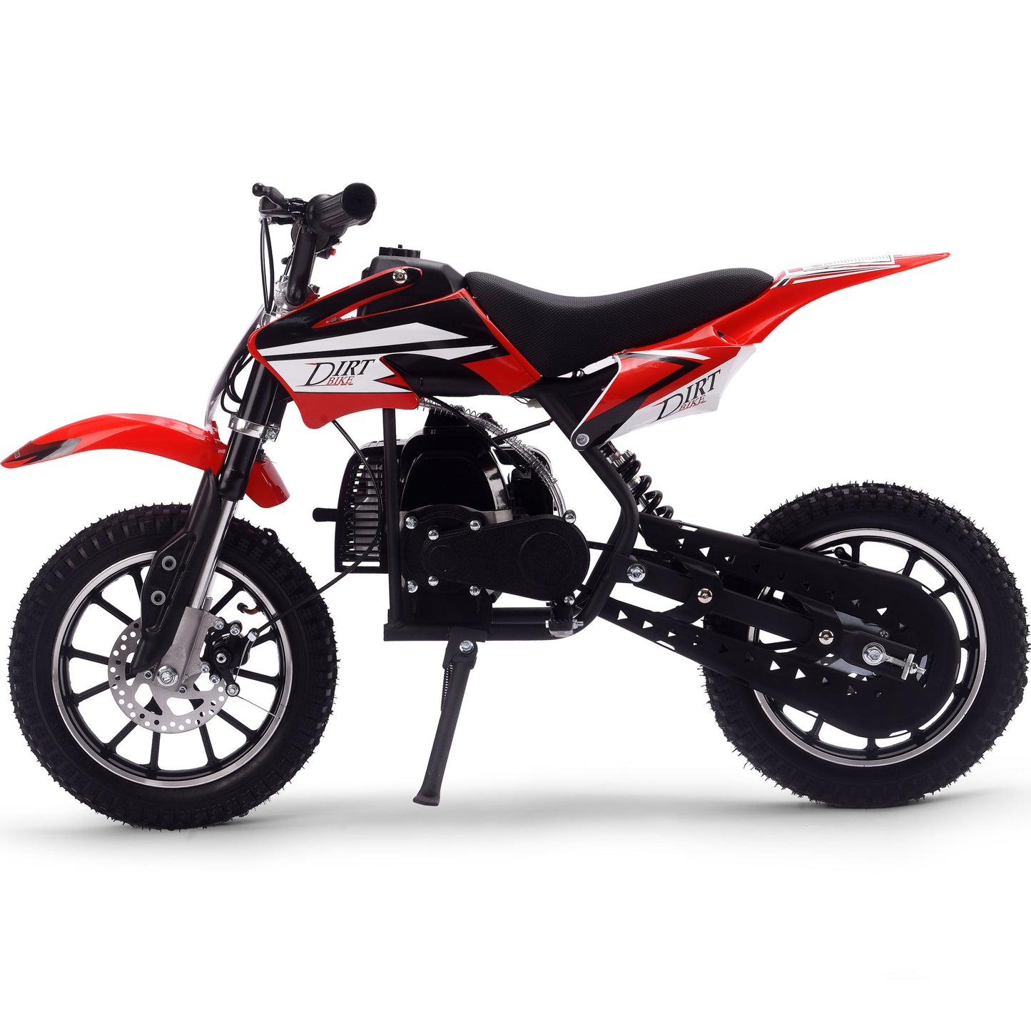 MotoTec Big Alien 50cc 2-Stroke Kids Gas Dirt Bike Red - view 5