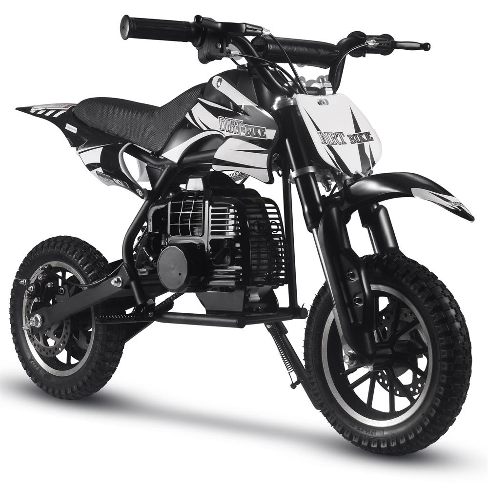 MotoTec Alien 50cc 2-Stroke Kids Gas Dirt Bike Black - view 6