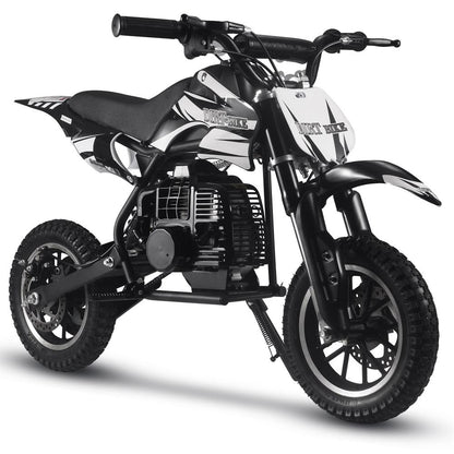 MotoTec Alien 50cc 2-Stroke Kids Gas Dirt Bike Black - view 6