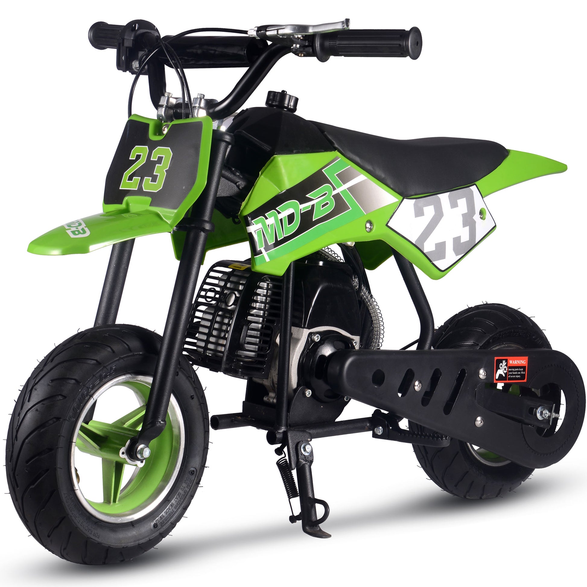MotoTec Supermoto 50cc 2-Stroke Kids Dirt Bike Green - view 6