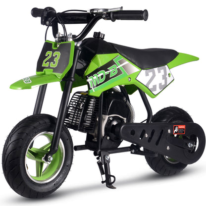 MotoTec Supermoto 50cc 2-Stroke Kids Dirt Bike Green - view 6