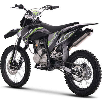 MotoTec X4 150cc 4-Stroke Gas Dirt Bike Black - view 3