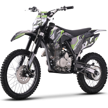 MotoTec X4 150cc 4-Stroke Gas Dirt Bike Black - view 4