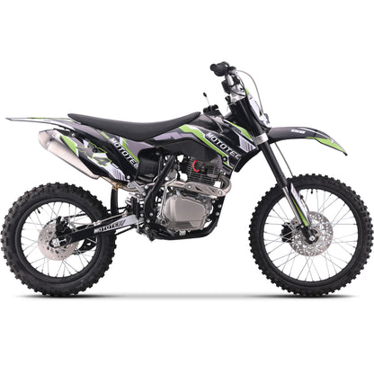 MotoTec X4 150cc 4-Stroke Gas Dirt Bike Black - view 6
