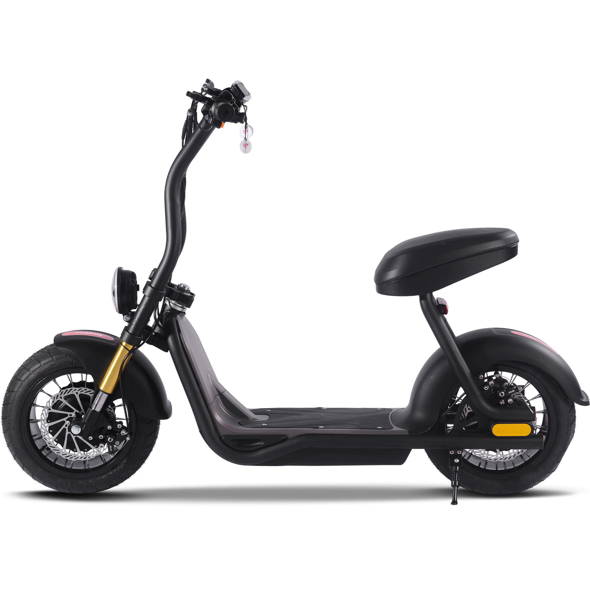 MotoTec Diablo 48V 1000W Lithium Electric Scooter Black - view 4