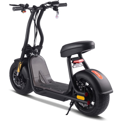 MotoTec Diablo 48V 1000W Lithium Electric Scooter Black - view 6
