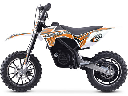 MotoTec 24V 500W Gazella Electric Dirt Bike Orange - view 2