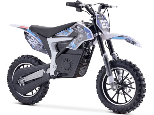 MotoTec 36V 790W Demon Electric Dirt Bike Lithium Blue