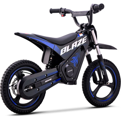 MotoTec 36V 350W Blaze Electric Dirt Bike Blue - view 5