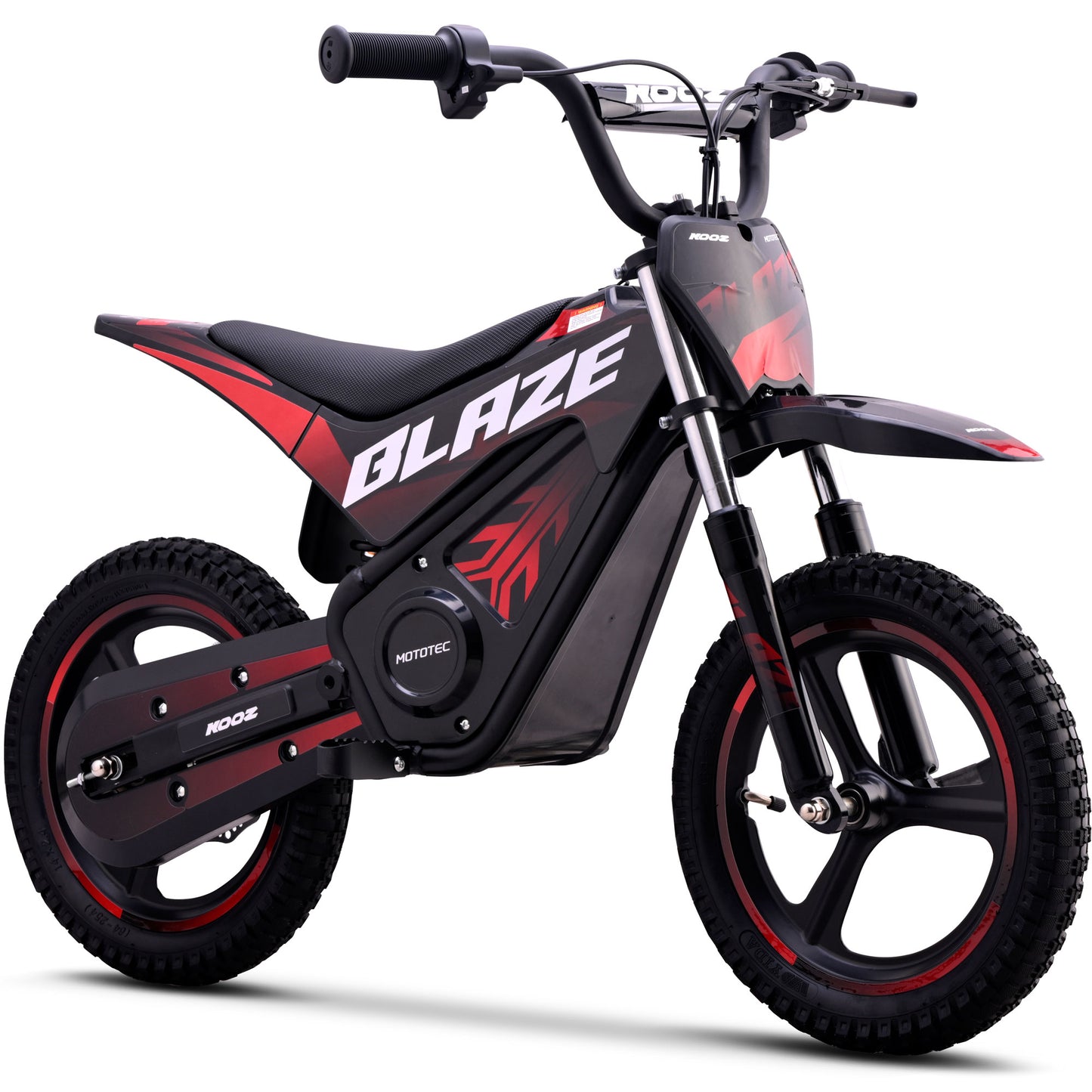 MotoTec 36V 350W Blaze Electric Dirt Bike Red