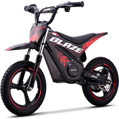 MotoTec 36V 350W Blaze Electric Dirt Bike Red - view 2