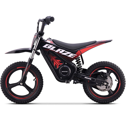 MotoTec 36V 350W Blaze Electric Dirt Bike Red - view 6