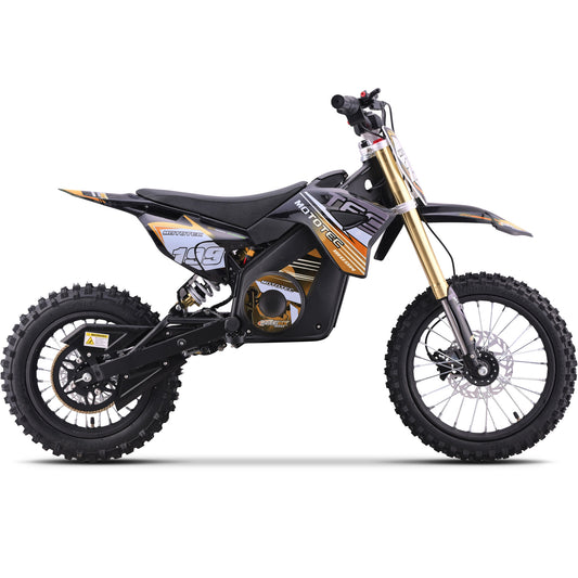 MotoTec 48V 1800W Pro Electric Dirt Bike Lithium Orange - view 2