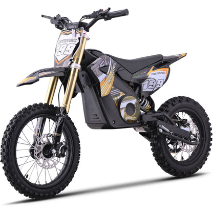MotoTec 48V 1800W Pro Electric Dirt Bike Lithium Orange - view 5