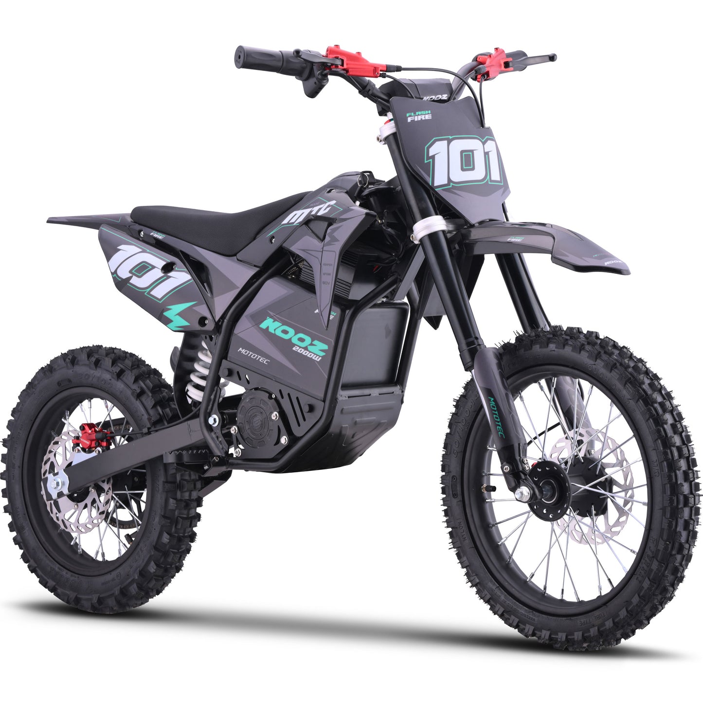MotoTec 60V 2000W Pro Electric Dirt Bike Lithium Blue (HP115E)