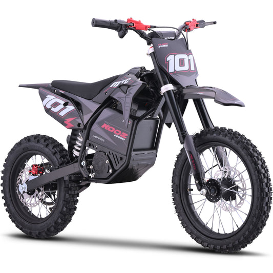MotoTec 60V 2000W Pro Electric Dirt Bike Lithium Red (HP115E)