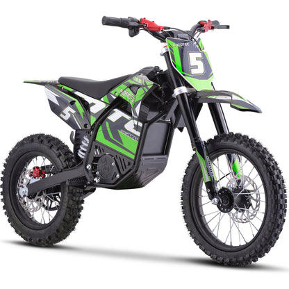 MotoTec 60V 2000W Pro Electric Dirt Bike Lithium Green
