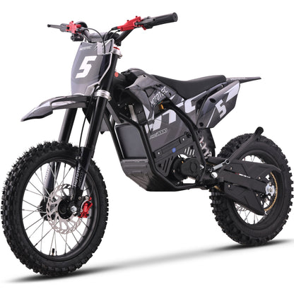 MotoTec 60V 2000W Pro Electric Dirt Bike Lithium Grey - view 5