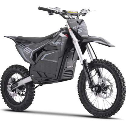 MotoTec 72V 7000W Pro Electric Dirt Bike Lithium Grey