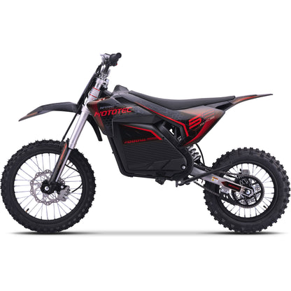 MotoTec 72V 7000W Pro Electric Dirt Bike Lithium Red - view 5