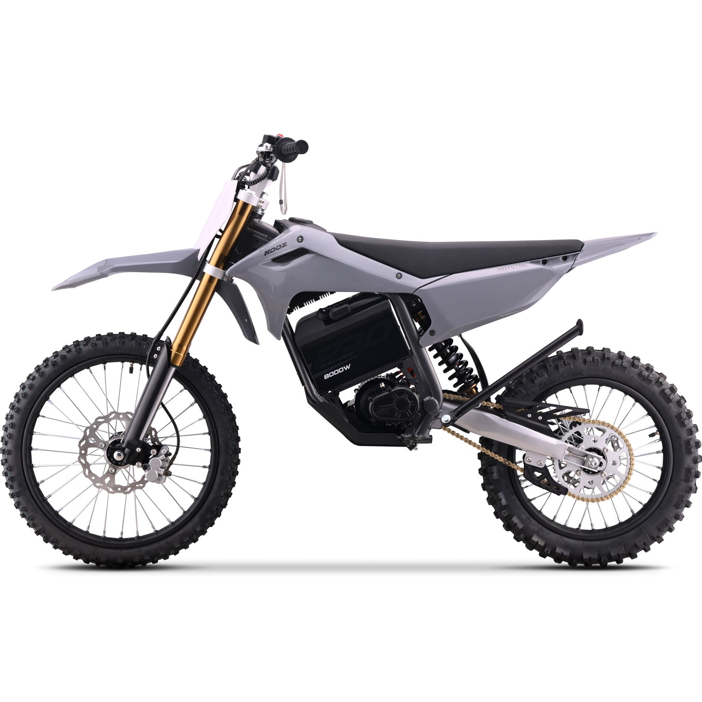 MotoTec 72V 8000W Pro Electric Dirt Bike 19/16 Lithium Grey - view 4