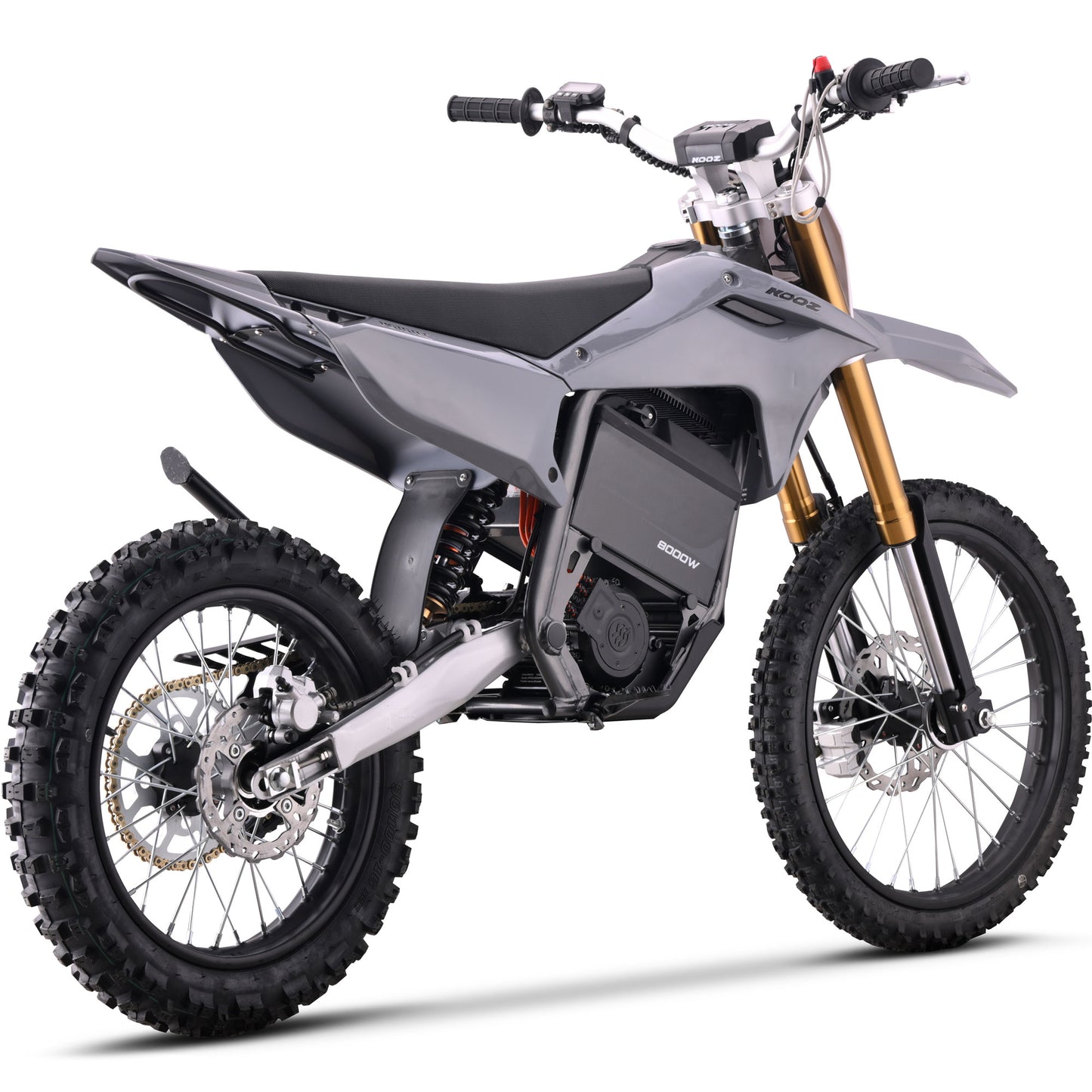 MotoTec 72V 8000W Pro Electric Dirt Bike 19/16 Lithium Grey - view 6