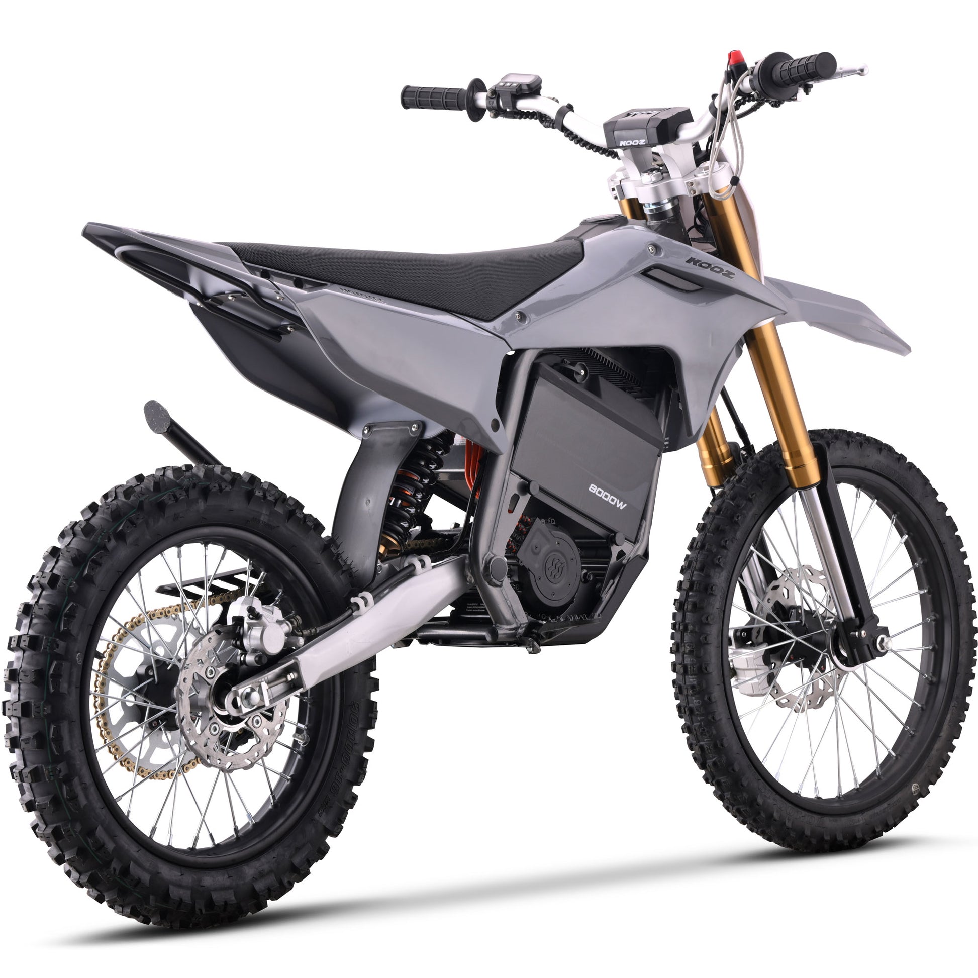 MotoTec 72V 8000W Pro Electric Dirt Bike 19/16 Lithium Grey - view 6