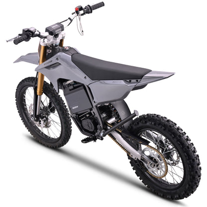 MotoTec 72V 8000W Pro Electric Dirt Bike 19/16 Lithium Grey - view 9