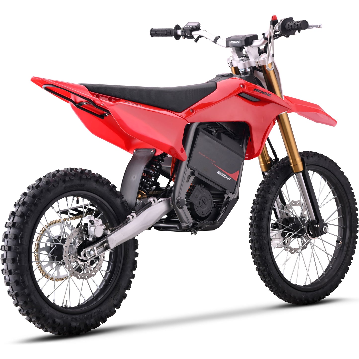 MotoTec 72V 8000W Pro Electric Dirt Bike 19/16 Lithium Red - view 6
