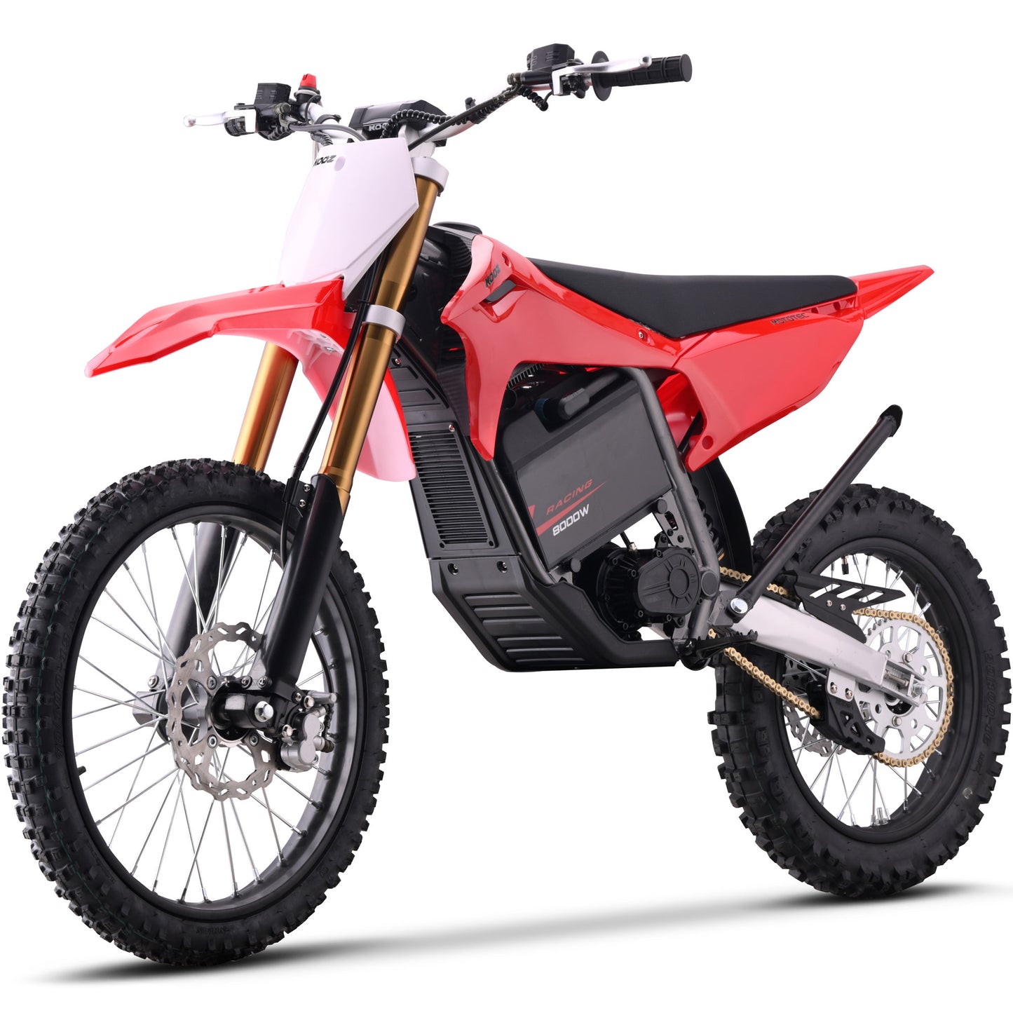 MotoTec 72V 8000W Pro Electric Dirt Bike 19/16 Lithium Red - view 7