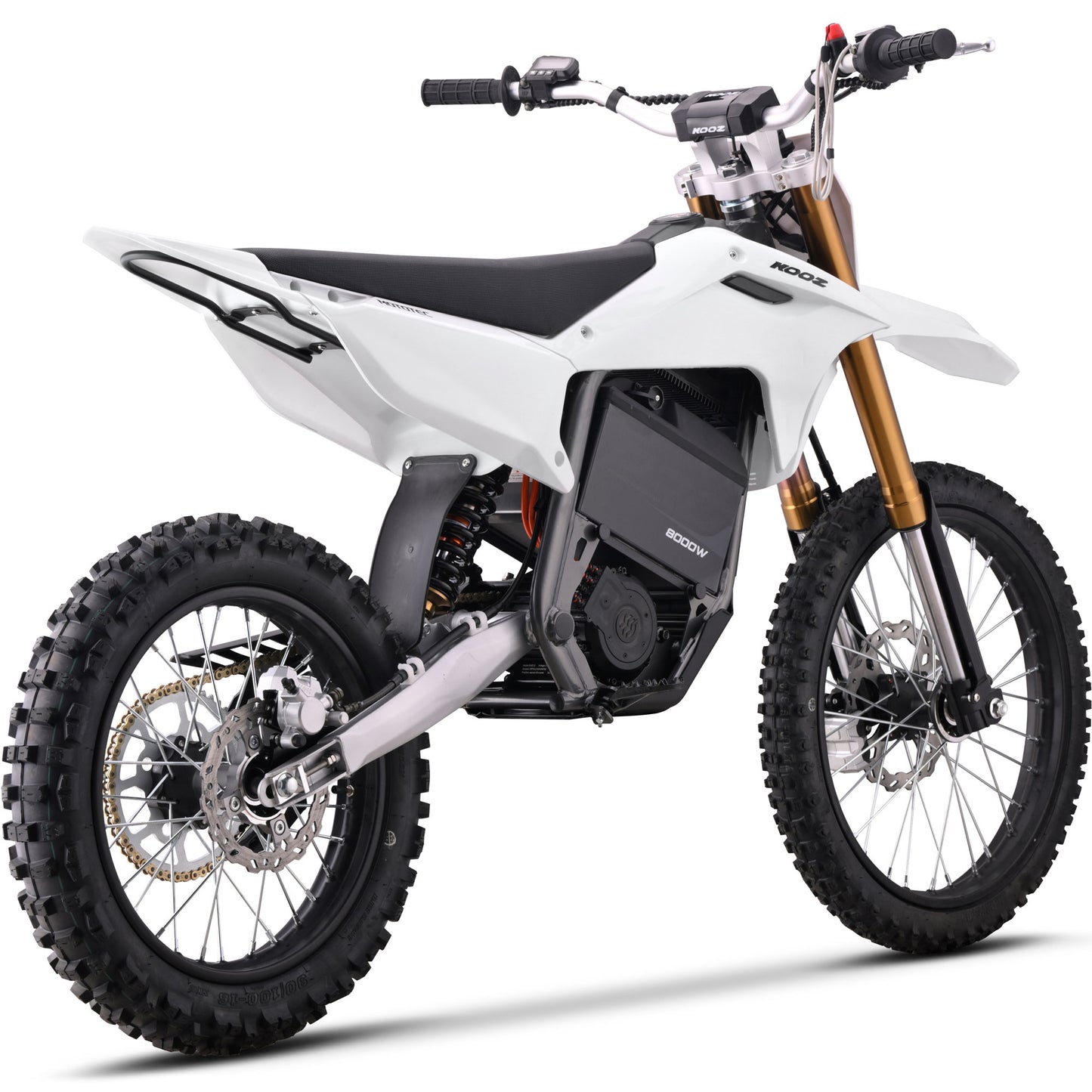 MotoTec 72V 8000W Pro Electric Dirt Bike 19/16 Lithium White - view 6