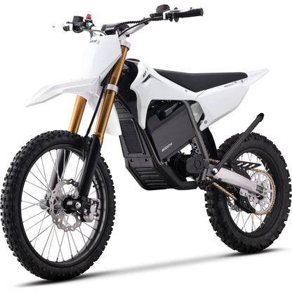 MotoTec 72V 8000W Pro Electric Dirt Bike 19/16 Lithium White - view 7