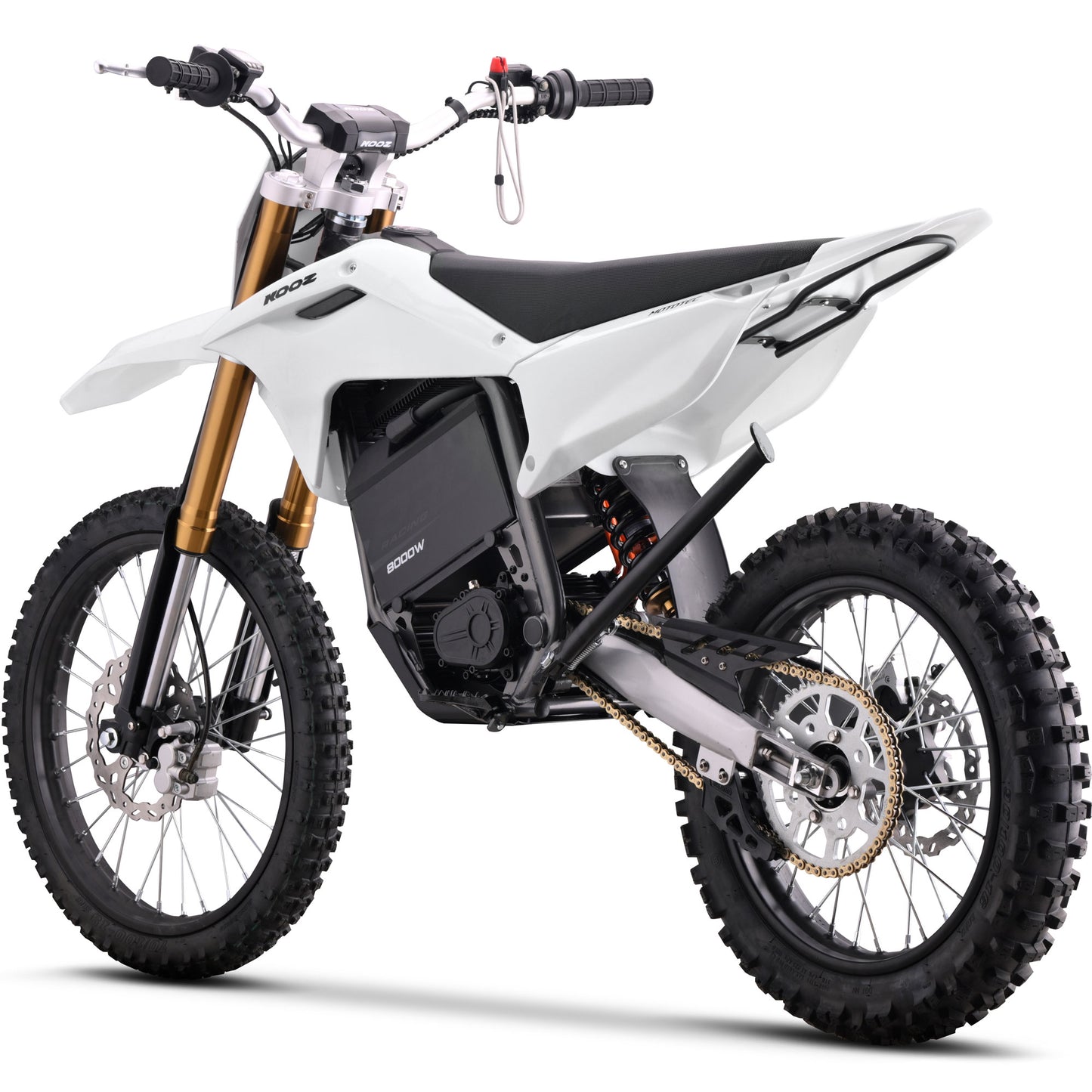 MotoTec 72V 8000W Pro Electric Dirt Bike 19/16 Lithium White - view 8